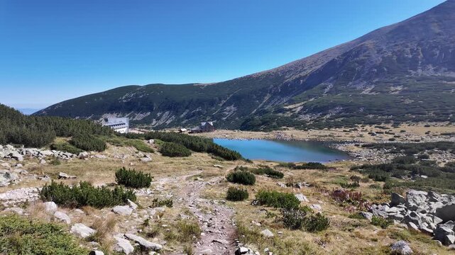 Amazing Summer Landscape of Musalenski lakes, Rila mountain, Bulgaria