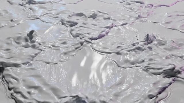 Abstract Dot Matrix Field Flowing Seamlessly Deep Blue