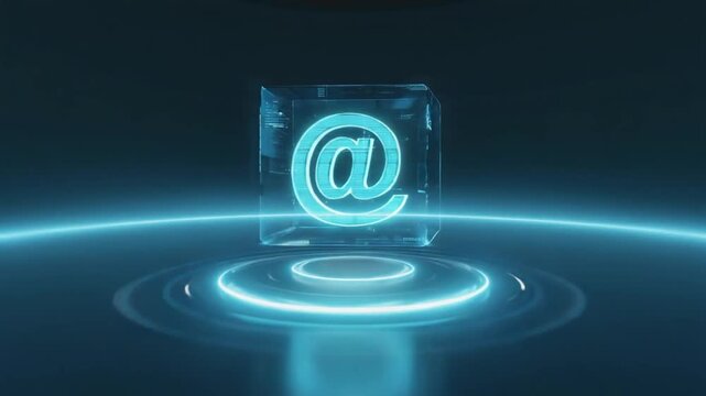 The "@" symbol. At sign.