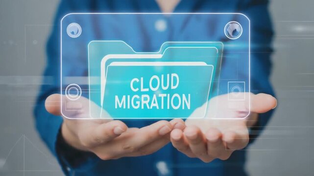 Cloud migration. Transporting Files.