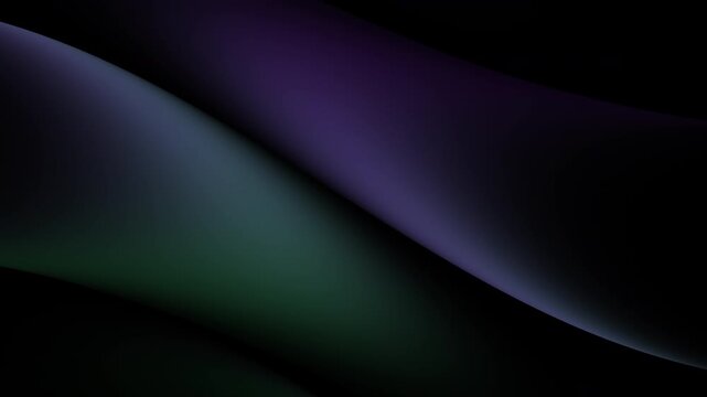Abstract dark curves in green, purple, and black colors. Suitable for background designs, website graphics, and artistic projects.
