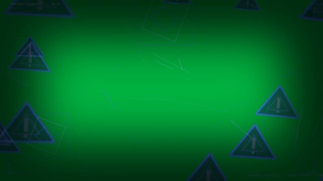 Scan line starting causing HUD elements drifting, rotating, aligning for scan on transparent field