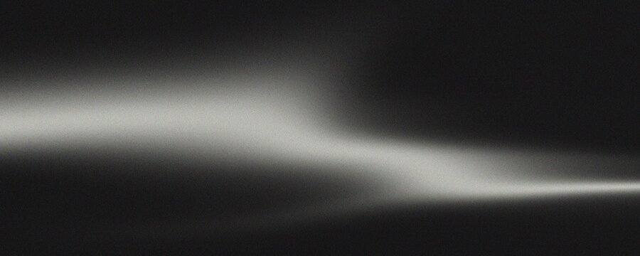 Black and white grainy gradient background, dark monochromatic noise texture banner, header, abstract poster backdrop design
