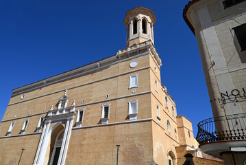 Vue extérieure de l'église Santa Maria à Mahon sur l'île de Minorque
