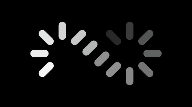 infinity transparent loading gif video