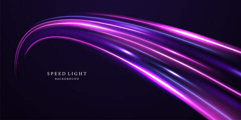 beautiful light speed line background on black background abstract design vector illustration