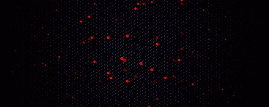DevSecOps pipeline background, structured hex pattern with red risk flags. CI CD gates, code scanning, security reviews. Engineering backgrounds for platforms. Vector illustration