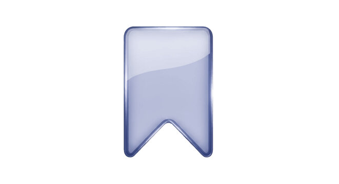 Bookmark icon, save button, favorite tag symbol