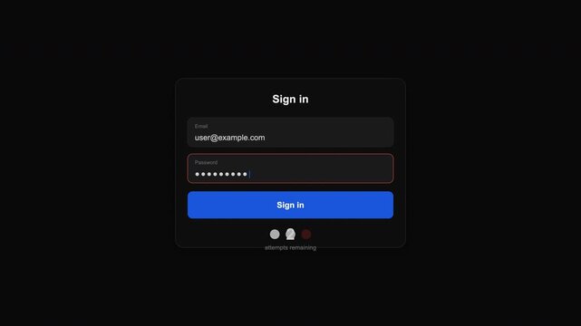 Ideal for web and app developers, this image depicts a signin screen featuring email and password fields for user authentication.