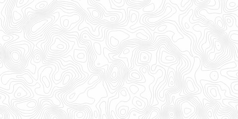 Minimal topography map area wallpaper. vector topo paper lines. Topographic contour lines grid map pattern. mountain relief. Contour hiking design wallpaper. © MdLothfor
