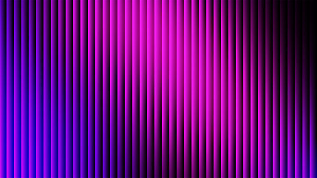 Abstract purple and magenta ribbed glass background with glowing vertical lines
