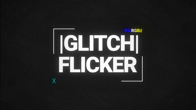 Flicker RGB Title 04 (4K)