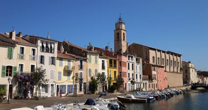 The Canal Saint Sebastien, Martigues, Bouches du Rhone department, Provence, France