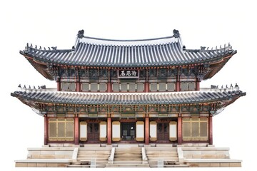 Obraz premium Korean palace architecture building korean.