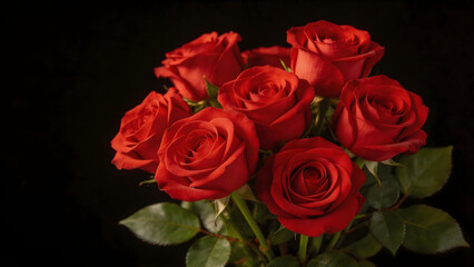 Fototapeta premium Bouquet of Red Roses