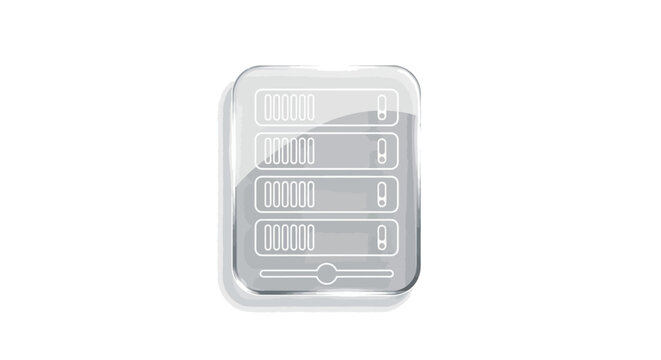 Fitness app interface on glass screen with steps tracking