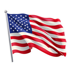 Fototapeta premium United States Emblem Patriotic Icon Illustration
