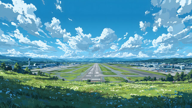 Spring Airport Vista