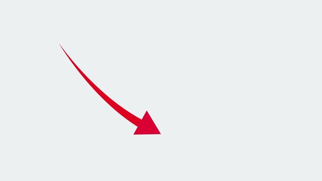 Abstract business arrow animation