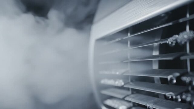 Broken Air Conditioner Blowing Smoke Air in Room
