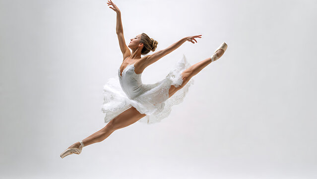 ballet dancer jumping