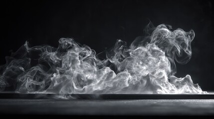 Ambient fog cloud overlay for seamless background blending in edits
