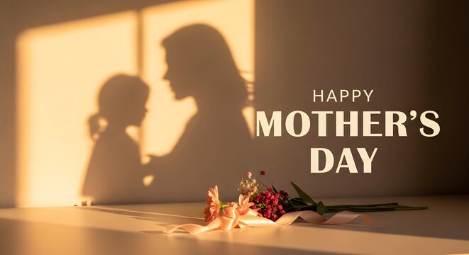 Mother's day silhouette a heartfelt tribute to moms and their unconditional love
