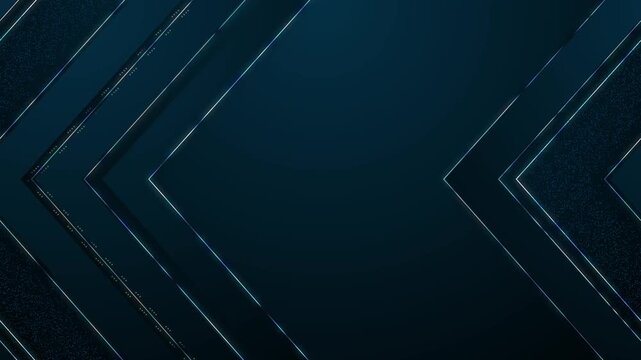 Dark futuristic chevron arrow background animation