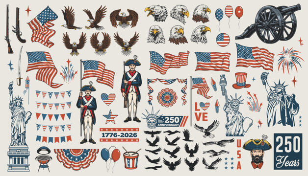 250 years of USA history