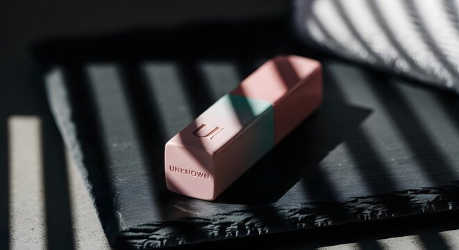 Minimalist Lipstick Packaging, Modern Beauty Product, Stylish Cosmetic Design