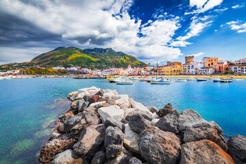 Ischia, Italy. Forio di Ischia, Phlegraean Islands in Campania. © ecstk22