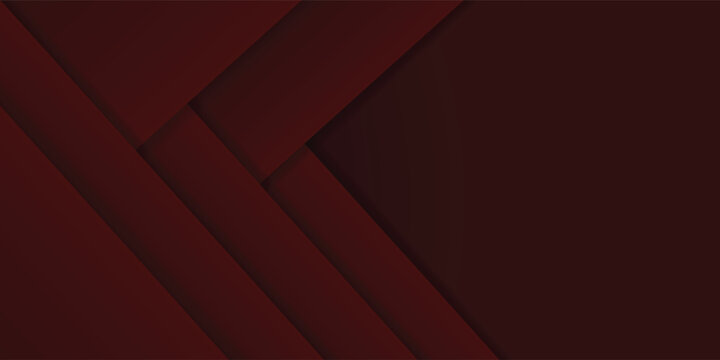 Modern Geometric Red Presentation Background