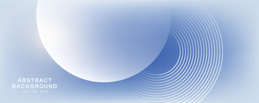 Abstract blue modern background with white lin elements. Digital technology concept. vector illustration