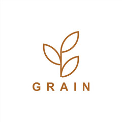 Fototapeta premium wheat / grain icon symbol logo design
