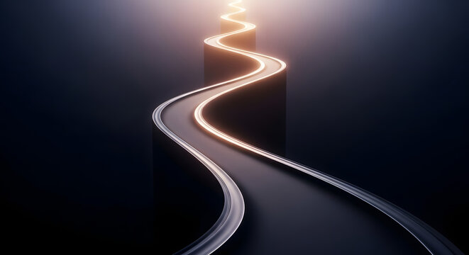 Journey Beginning Slide &ndash; First Step Into Light