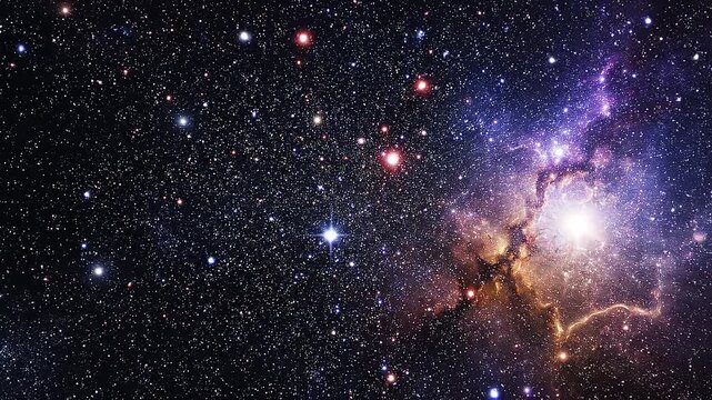 The universe, the endless twinkling of stars