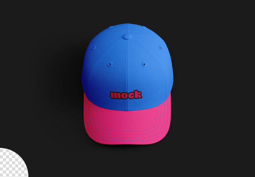 Baseball Cap Mockup Isolated