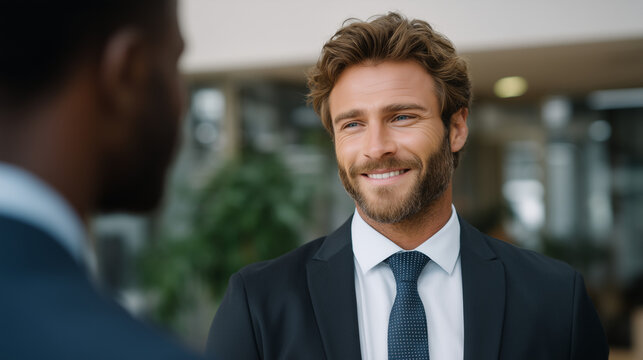 Security awareness coordinator debriefs employees following realistic tailgating and credential theft simulation in corporate lobby area, perfect for social engineering defense, training outcomes, a