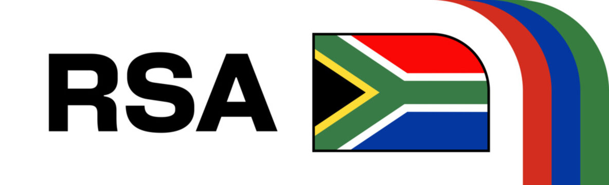 South Africa Football Flag Badge