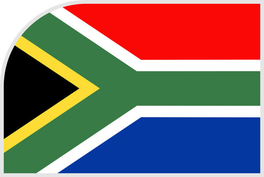 South Africa Flag Tournament Badge