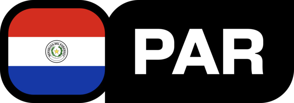 paraguay Flag Tournament Badge
