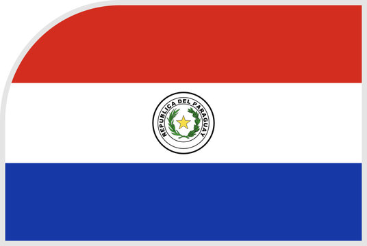 paraguay Flag Tournament Badge
