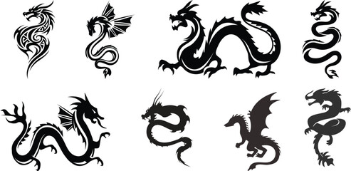 dragon tattoo design © stockpixelstudio