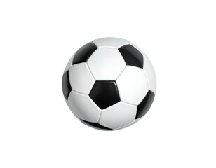 Naklejka premium Classic black and white panel ball on white