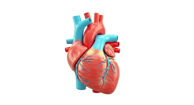 3D Human Heart Anatomy Model