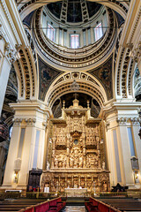 Obraz premium Interior of Cathedral Basilica of Our Lady of the Pilar, Zaragoza, Spain