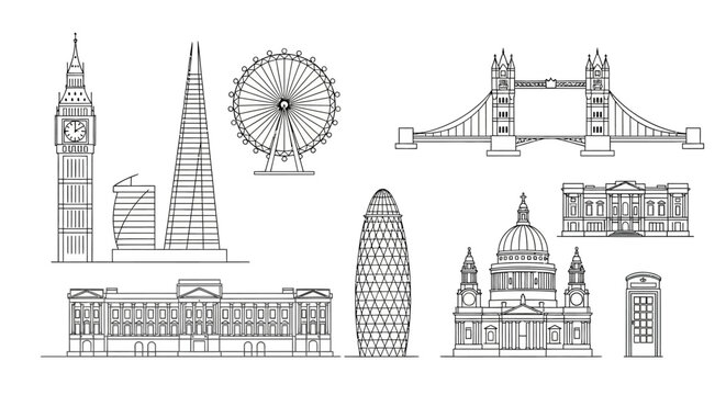 London City Skyline Architecture.
