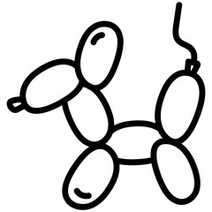 Modern design icon of balloon dog  © Vectorslab
