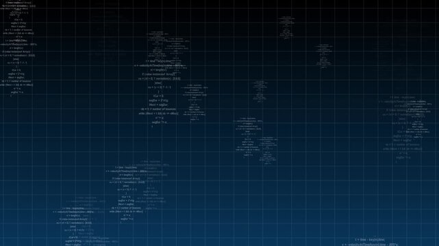 Grid background features repeating lines of code for digital effects. Grid background represents technology and data visualization. Grid background enhances visuals with modern design elements.