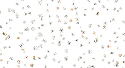 Abstract winter background with falling snowflakes, perfect for holiday greetings and festive design © vegefox.com